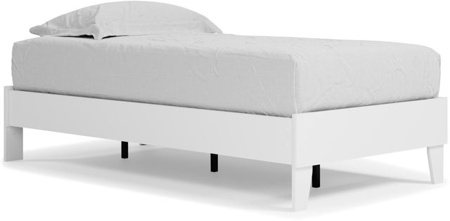 Signature Design by Ashley® Piperton White Twin Platform Bed-1