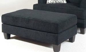 Hughes Furniture 5600 Soprano Ebony Ottoman