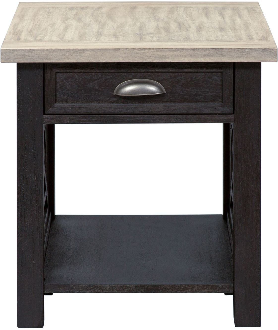 Liberty Furniture Heatherbrook Two-Tone End Table