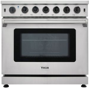 Thor Kitchen® Professional 36" Stainless Steel Pro Style Gas Range