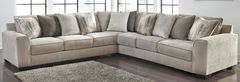 Benchcraft® Ardsley 3-Piece Pewter L-Shape Sectional