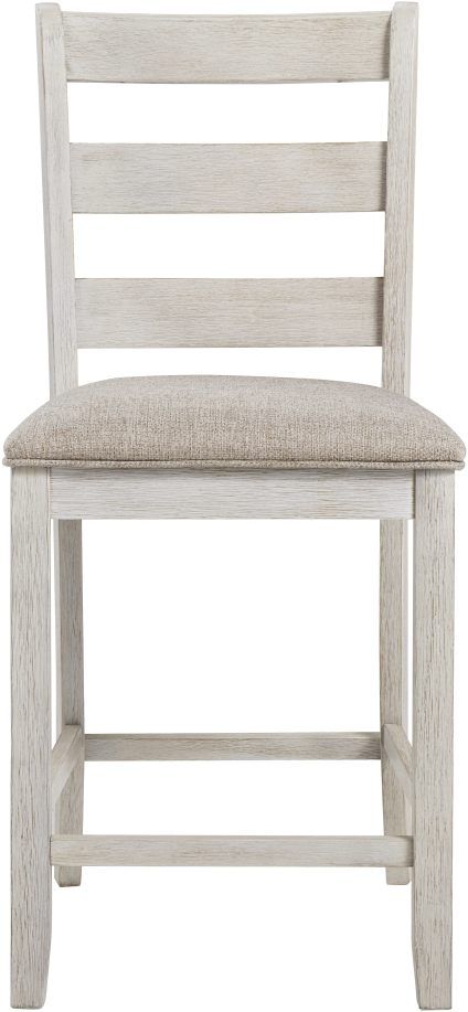 Signature Design by Ashley® Skempton White/Light Brown Counter Height Stool 2