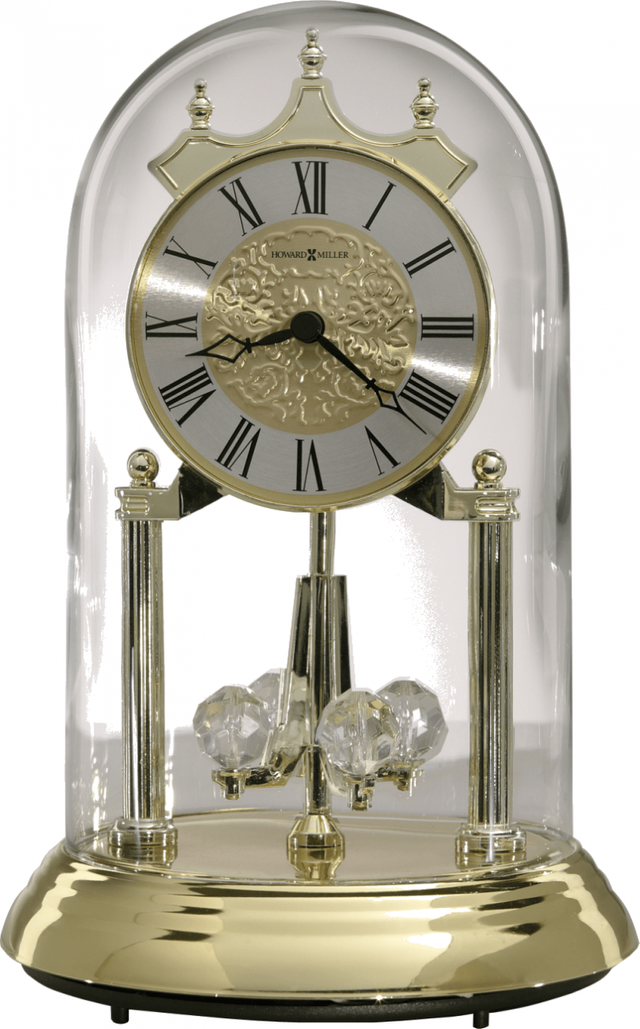 Howard Miller® Christina Polished Brass Mantel Tabletop Clock 0