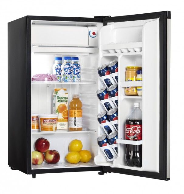 Danby® Designer® 3.2 Cu. Ft. Black Stainless Steel Compact Refrigerator 1