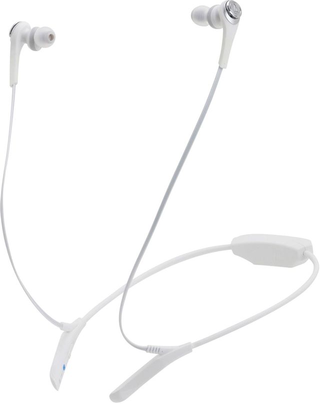 Audio-Technica® Solid Bass® White Wireless In-Ear Headphones 0