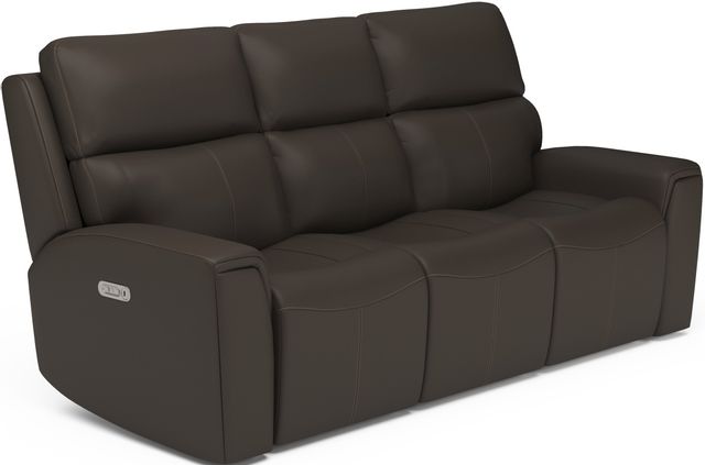 Flexsteel® Jarvis Mica Reclining Sofa with Power Headrests