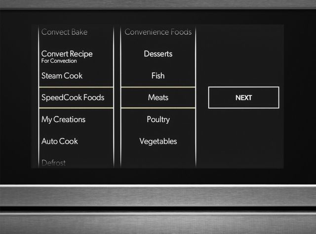 JennAir® NOIR™ 30" Stainless Steel Built-In Oven/Microwave Combination Electric Wall Oven 13
