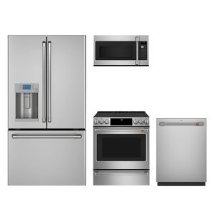 Cafe 4 Piece Stainless Steel Kitchen Package