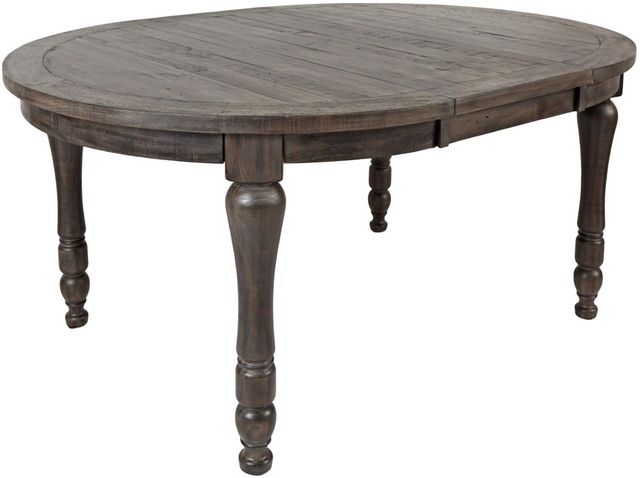 Jofran Inc. Madison County Barnwood Round to Oval Dining Table