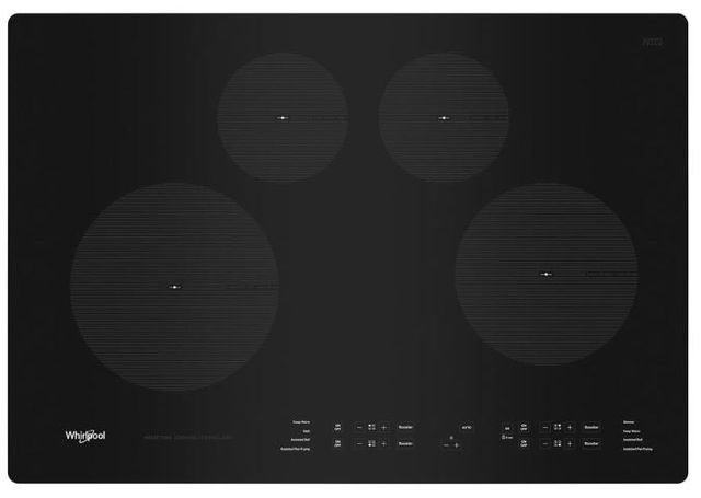 Whirlpool® 30" Black Induction Cooktop