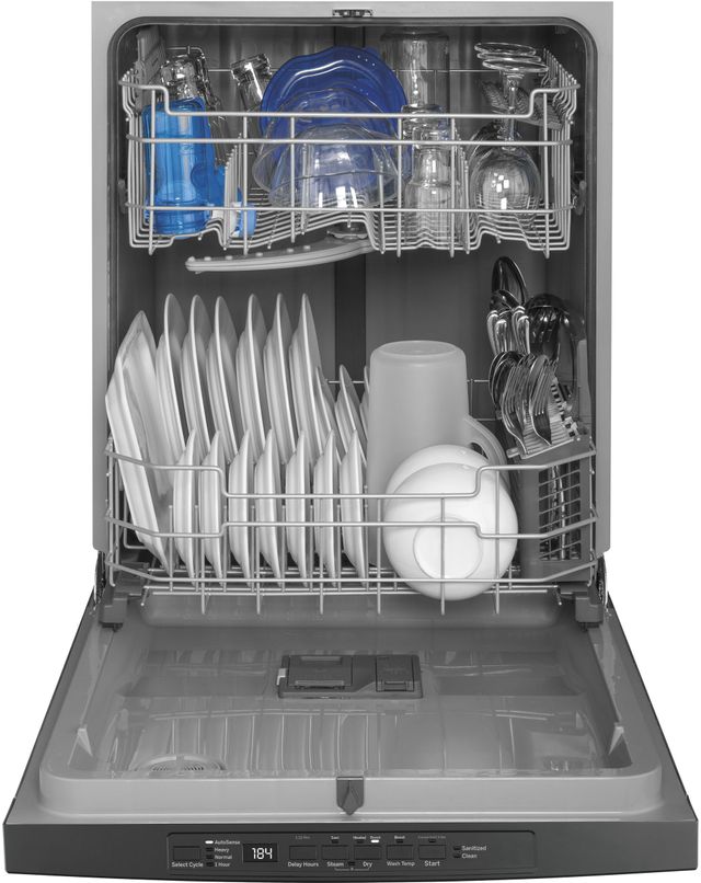 GE® 24" Fingerprint Resistant Slate Built In Dishwasher 2