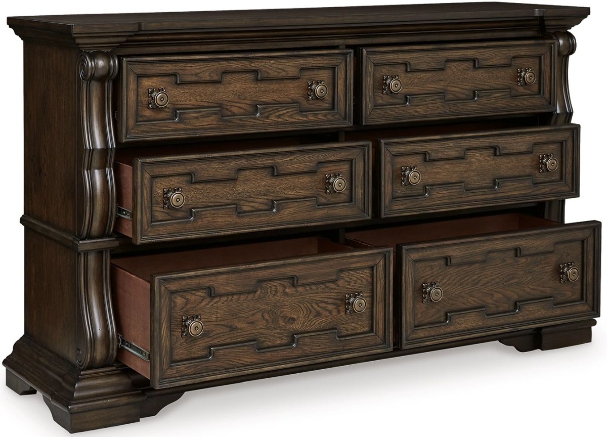 Signature Design By Ashley® Maylee Dark Brown Dresser | Miskelly Furniture