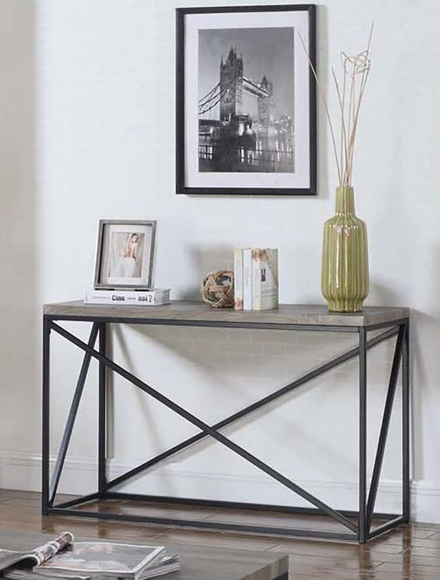 Coaster® Birdie Grey Rectangular Sofa Table-1