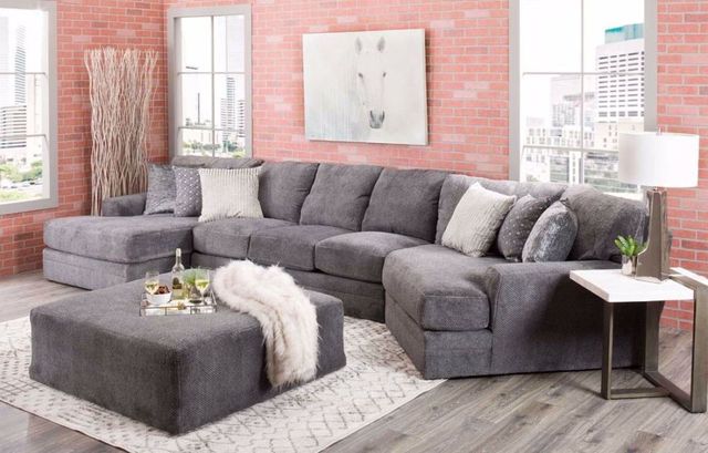Jackson Furniture Mammoth 3-Piece Smoke Sectional Sofa 2