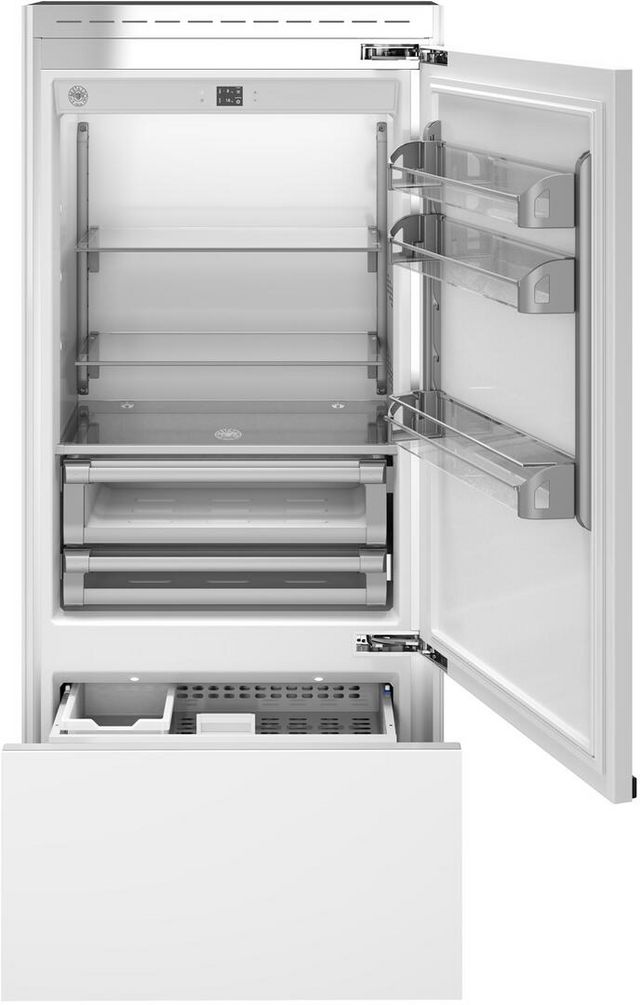 Bertazzoni 19.6 Cu. Ft. Panel Ready Built In Counter Depth Bottom Freezer Refrigerator