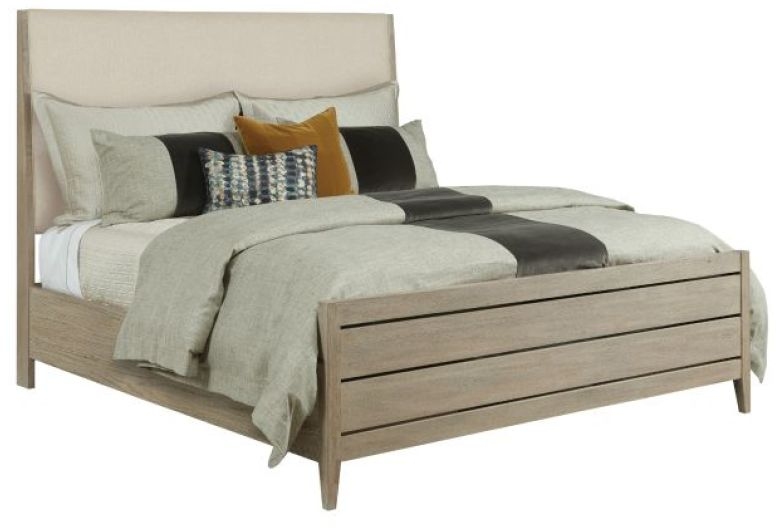 Kincaid Furniture Symmetry Sand Incline Fabric High Foot Board California King Bed
