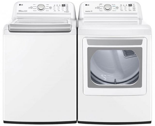 LG White Top Load Laundry Pair