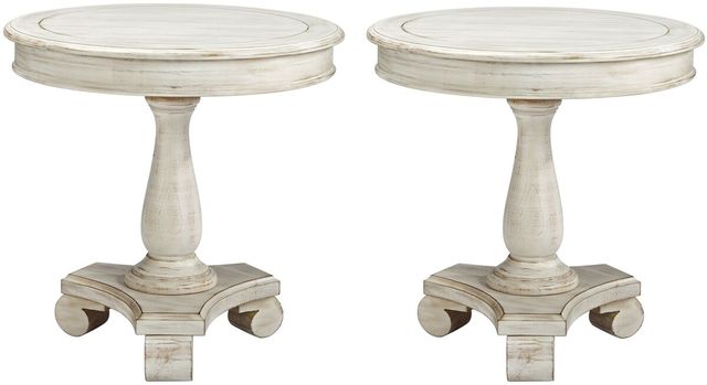 Signature Design by Ashley® Mirimyn 2-Piece White Living Room Table Set-0