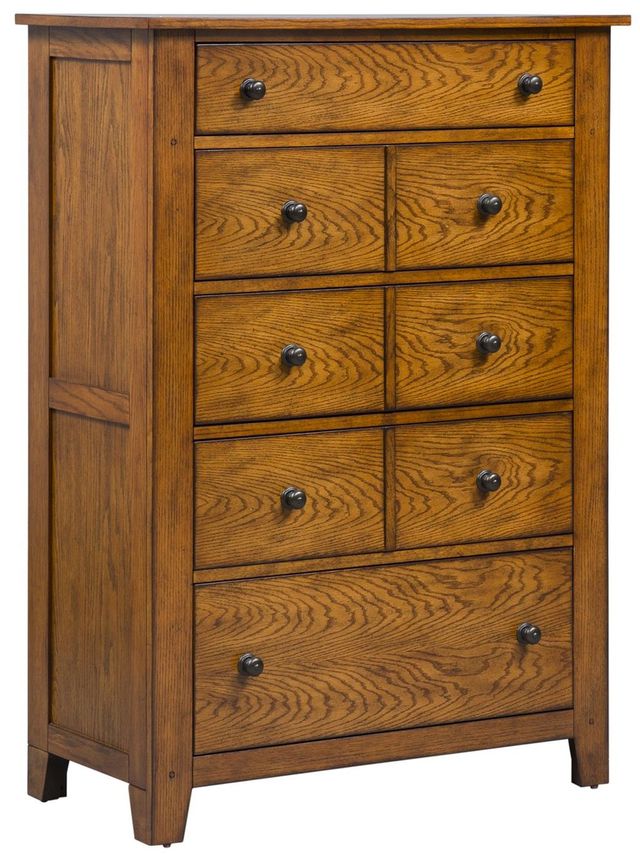 Liberty Furniture Grandpas Cabin Aged Oak Chest-0