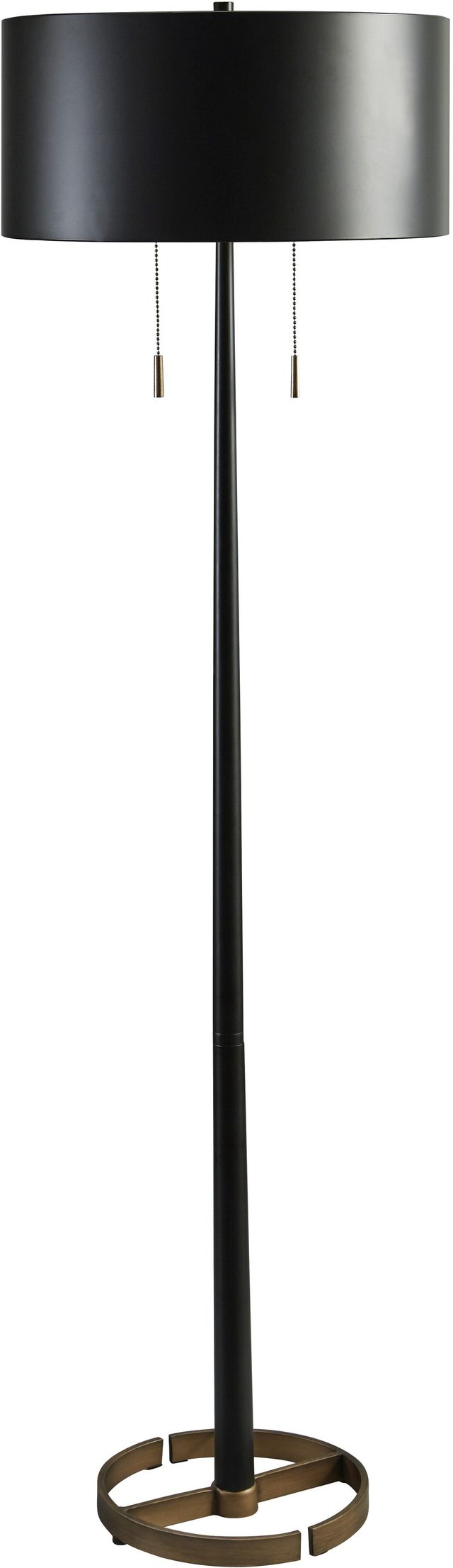 Signature Design by Ashley® Amadell Black/Gold Metal Floor Lamp-0
