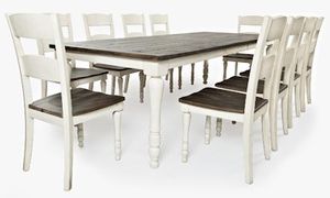 Jofran Inc. Madison County Table and 6 Side Chairs Dining Set