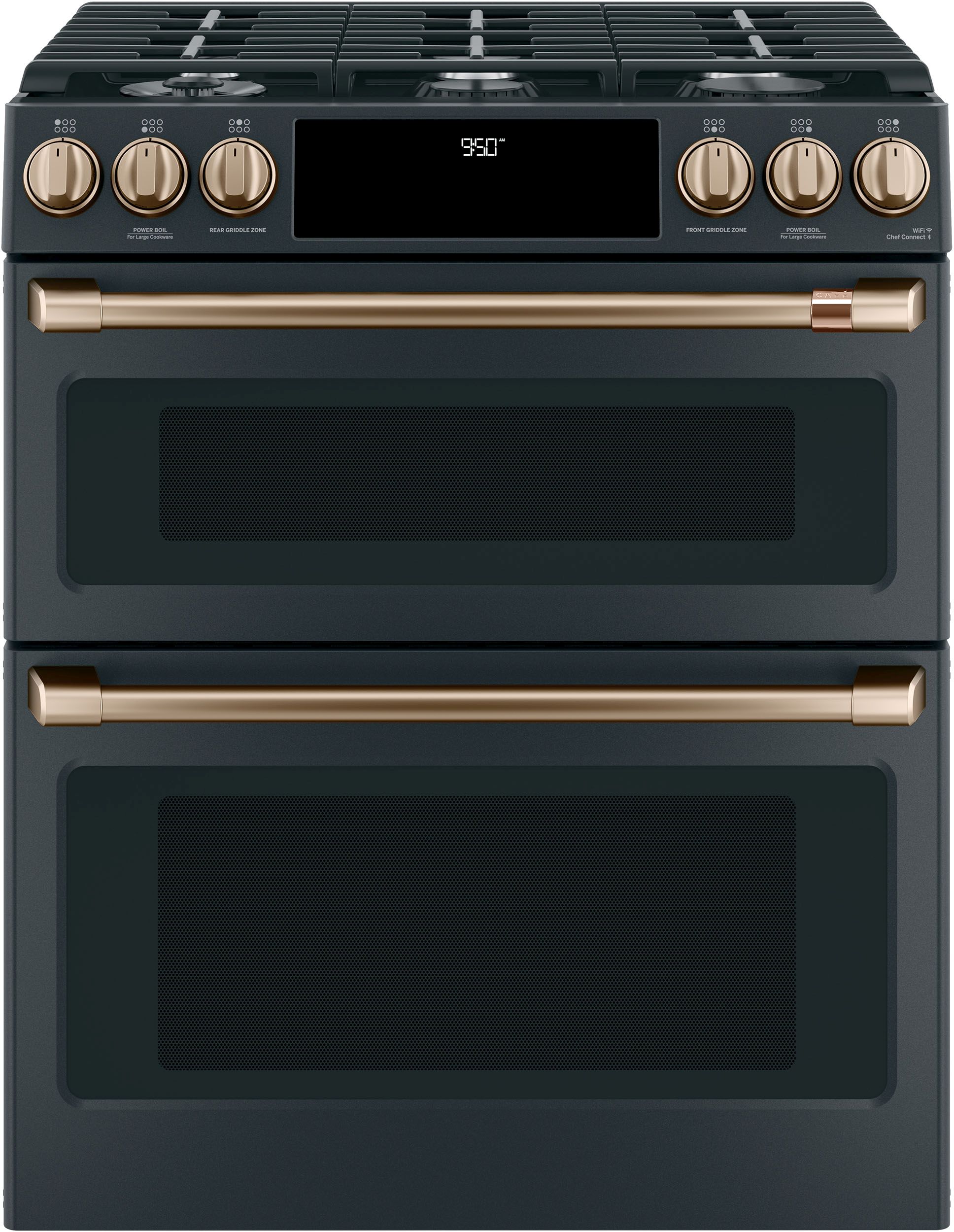 ge cafe dual fuel range double oven