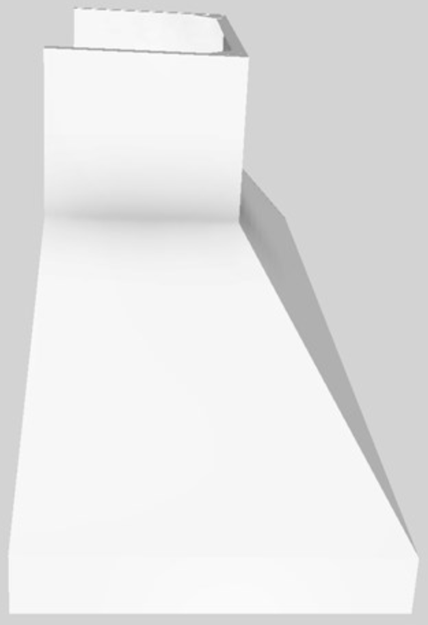 Vent-A-Hood® 66" White Euro-Style Wall Mounted Range Hood-1