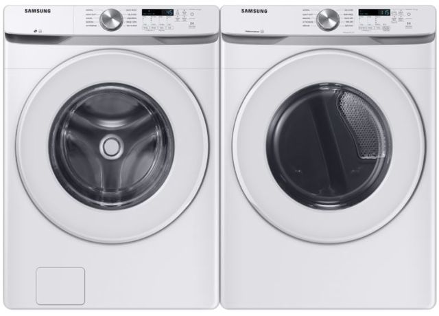 Samsung® White Front Load Laundry Pair