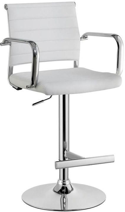 Furniture of America® Sedona White Swivel Bar Stool