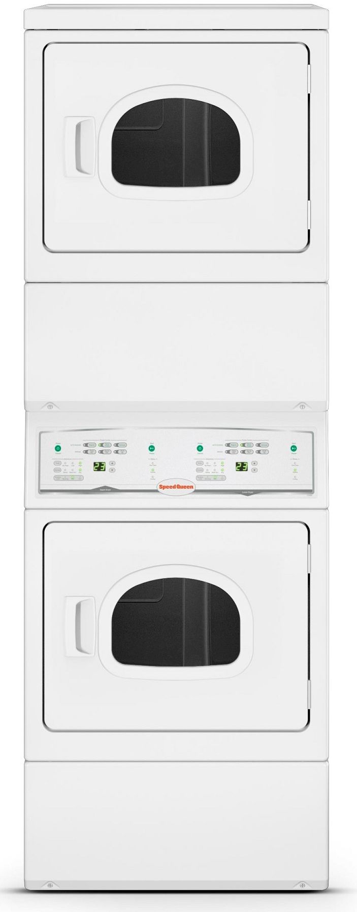 Speed Queen® Commercial 26.88" White Electric Stack Dryer | Big Sandy ...