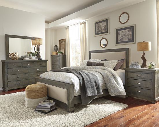 Progressive® Furniture Willow Distressed Dark Gray Dresser-2