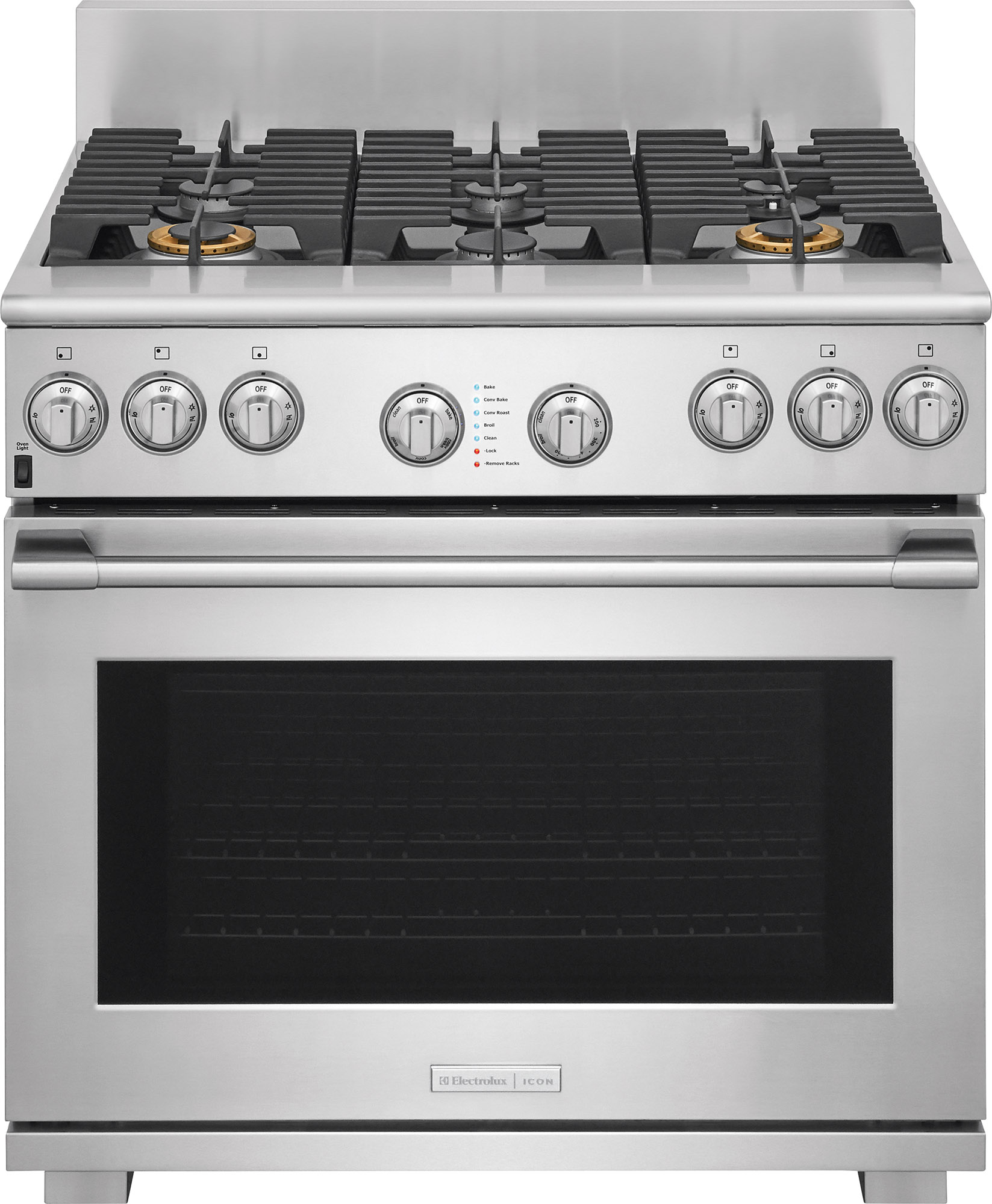 Electrolux ICON® Professional Series 35.88" Stainless Steel Free Standing Dual Fuel Range