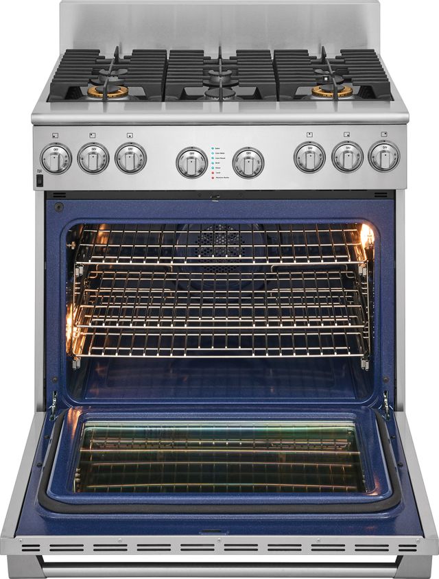 Electrolux ICON® Professional Series 35.88" Stainless Steel Free Standing Dual Fuel Range 1