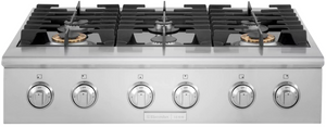 Electrolux ICON® Professional Series 36" Stainless Steel Gas Slide-In Cooktop