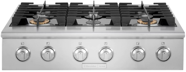 Electrolux ICON® Professional Series 36" Stainless Steel Gas Slide-In Cooktop-0