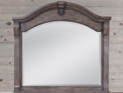 American Woodcrafters 2975 Heirloom Rustic Charcoal Mirror