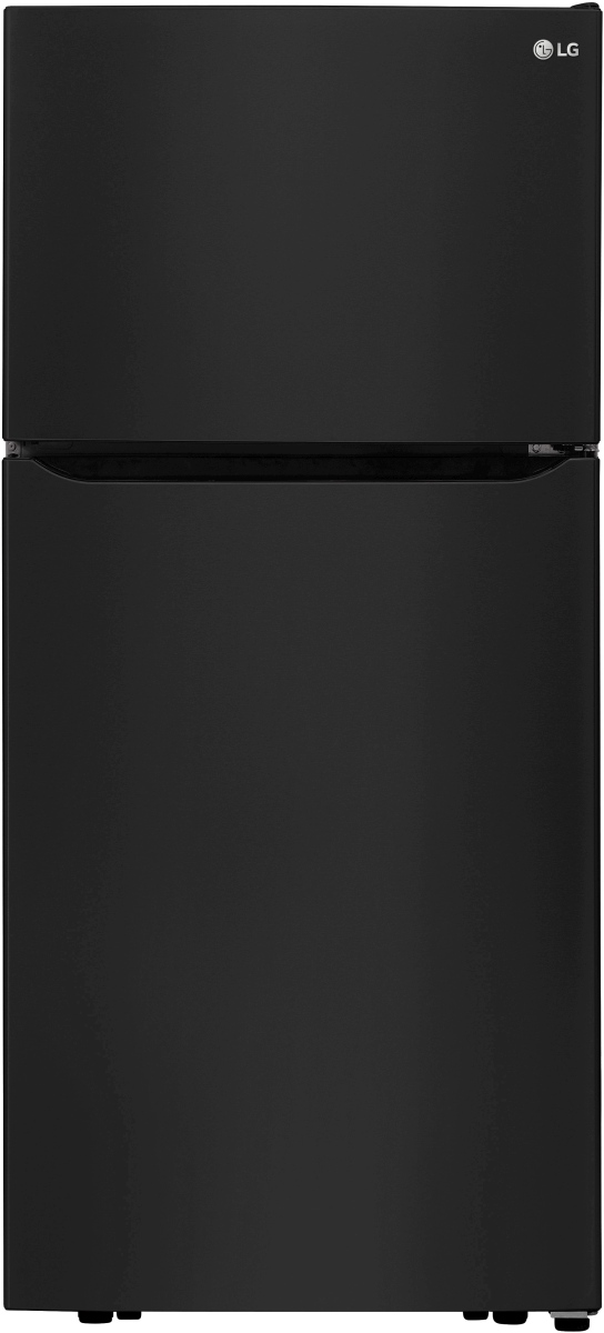 LG 20.2 Cu. Ft. Smooth Black Top Freezer Refrigerator