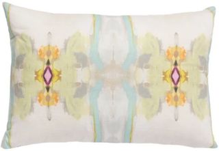 Laura Park Designs Sundance White 14" x 20" Lumbar Pillow
