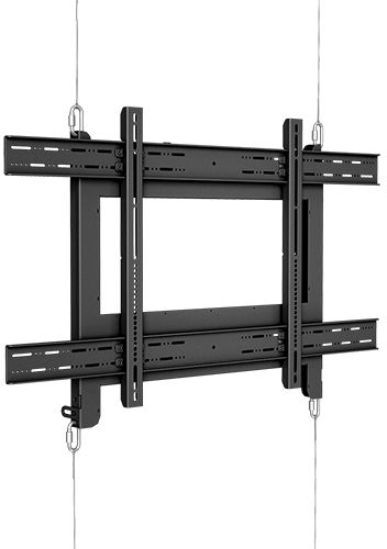 Chief® Black Cable Floor-to-Ceiling Flat Panel Mount