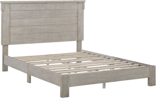 Signature Design by Ashley® Hollentown Whitewash Full Panel Bed 2