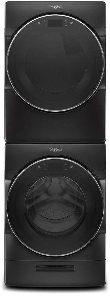 Whirlpool® 7.4 Cu. Ft. Black Shadow Front Load Gas Dryer-3