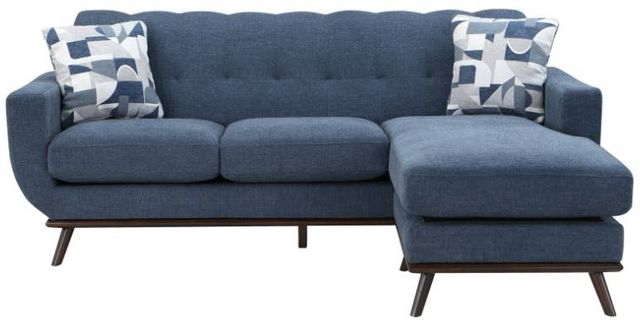 Homelegance® Everton 2-Piece Blue Sectional Sofa Chaise | Urner's ...