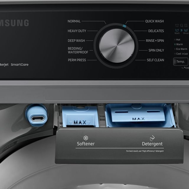 Samsung 4.5 Cu. Ft. Platinum Stainless Steel Top Load Washer 8