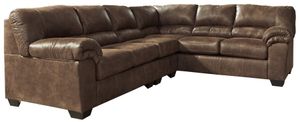 Signature Design by Ashley® Bladen 3-Piece Coffee Right-Arm Facing Sectional