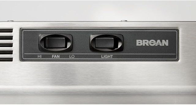 Broan® 41000 Series 24" Stainless Steel Ductless Under Cabinet Range Hood-2