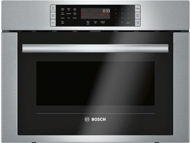Bosch 500 Series 1.6 Cu. Ft. Stainless Steel Built In Convection Microwave-HMC54151UC-0