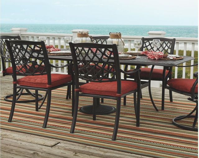 Ashley® Tanglevale Dining Table with Umbrella Option 2