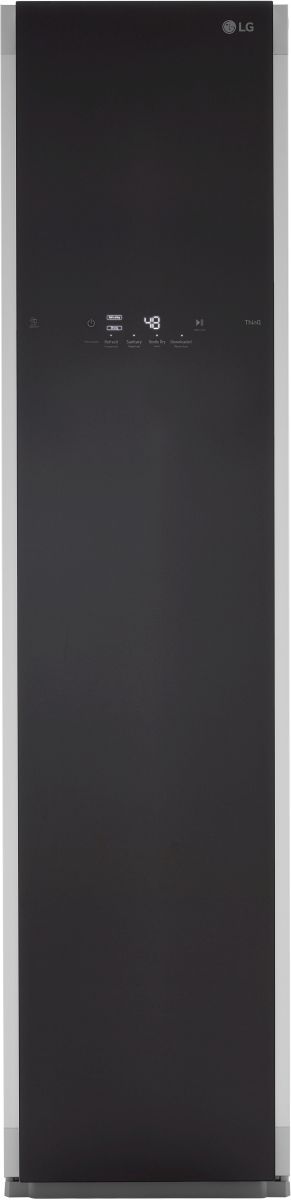 LG Styler® Metallic Charcoal Smart wi-fi Enabled Steam Closet with TrueSteam® Technology and Exclusive Moving Hangers