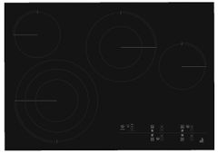 JennAir® Oblivion 31" Black Electric Cooktop