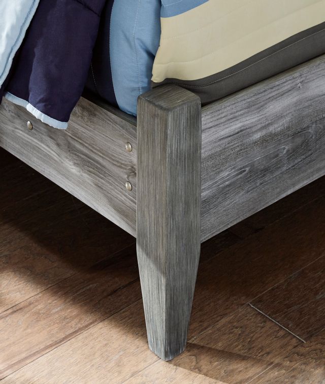 Pied de lit avec rails simple simple Baystorm, gris, Signature Design by Ashley® 1